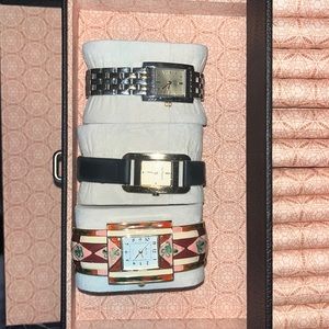 3 gorgeous watches: citizen, cacharel and hand made